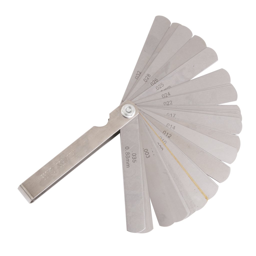 See full amazon price history chart for Generic 1 Set Metric/Inch Feeler Filler Gauge with 32 Blades Valves Measure Tool Generic 1 Set Metric/Inch Feeler Filler Gauge with 32 Blades Valves Measure Tool (B01AG9DM22) Amazon Price History, Amazon Price Tracker