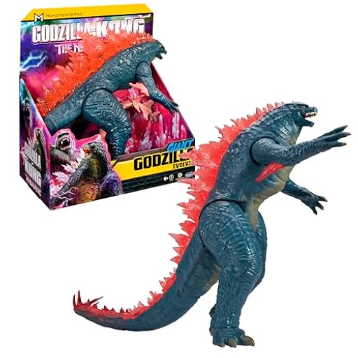 MonsterVerse Figura Giant Godzilla basada en la película de Godzilla vs Kong, Accesorios incluidos para recrear luchas, Múltiple Puntos de articulación, +3 años, Famosa (MN300100) | Ya disponible en tu tienda friki favorita! En mundofriki.es!