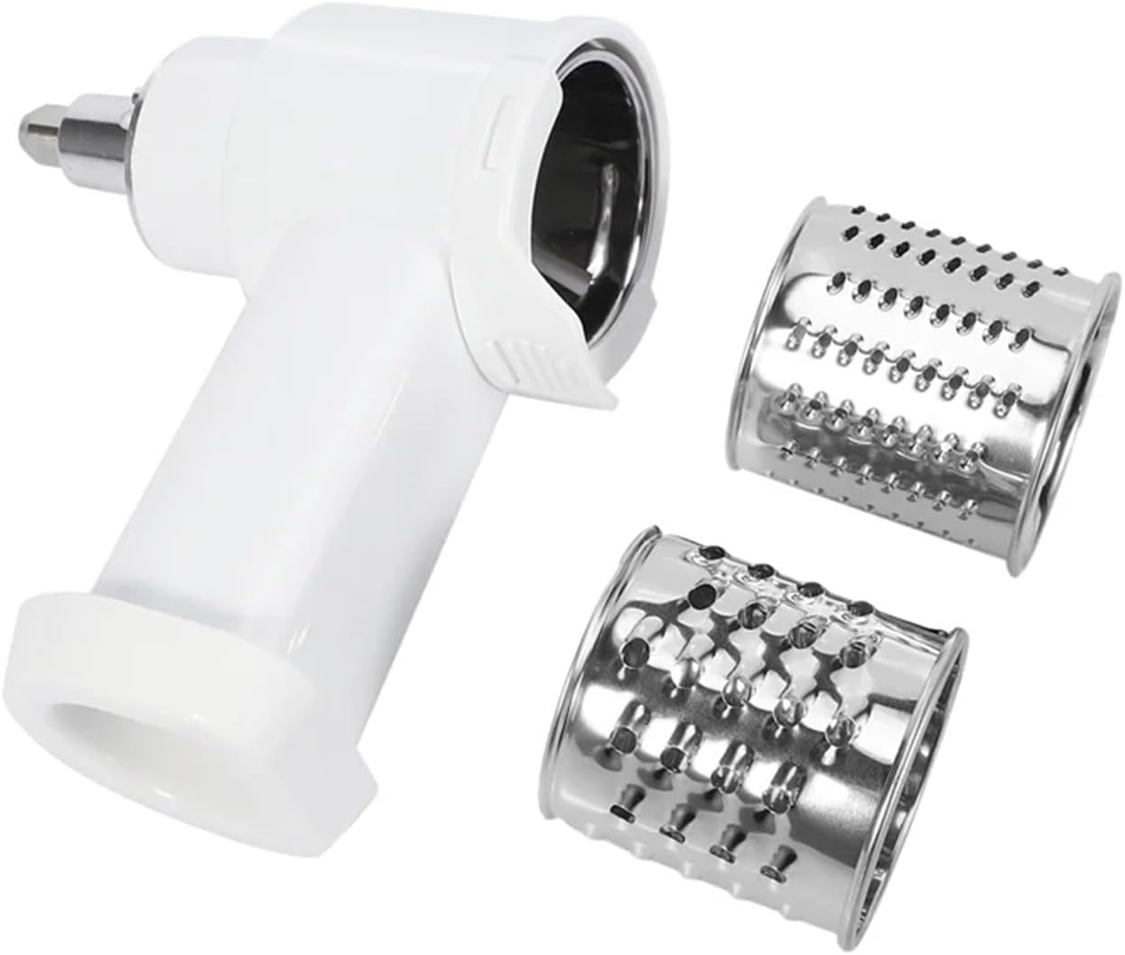 SOMAY-4X Vegetable Slicer/Shredder/Cheese Grater,compatible For Kitchenaid,Stand Mixer Attachment Slicing Shredding Accessories