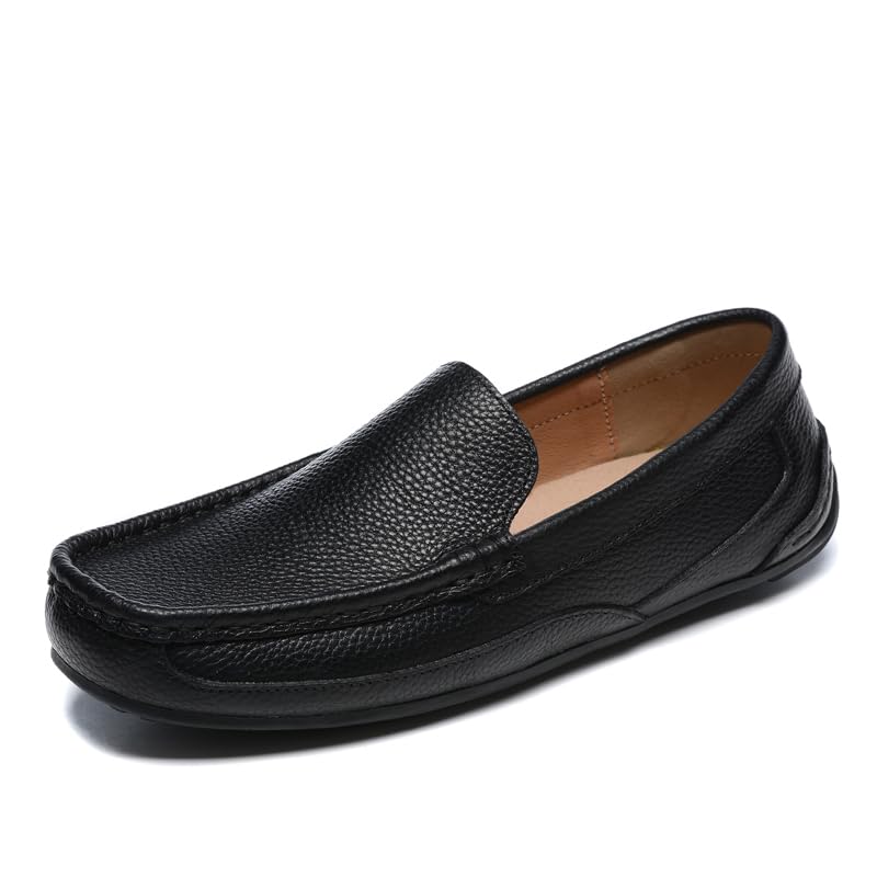 Men's Leather Loafers, Slip-On Casual Shoes