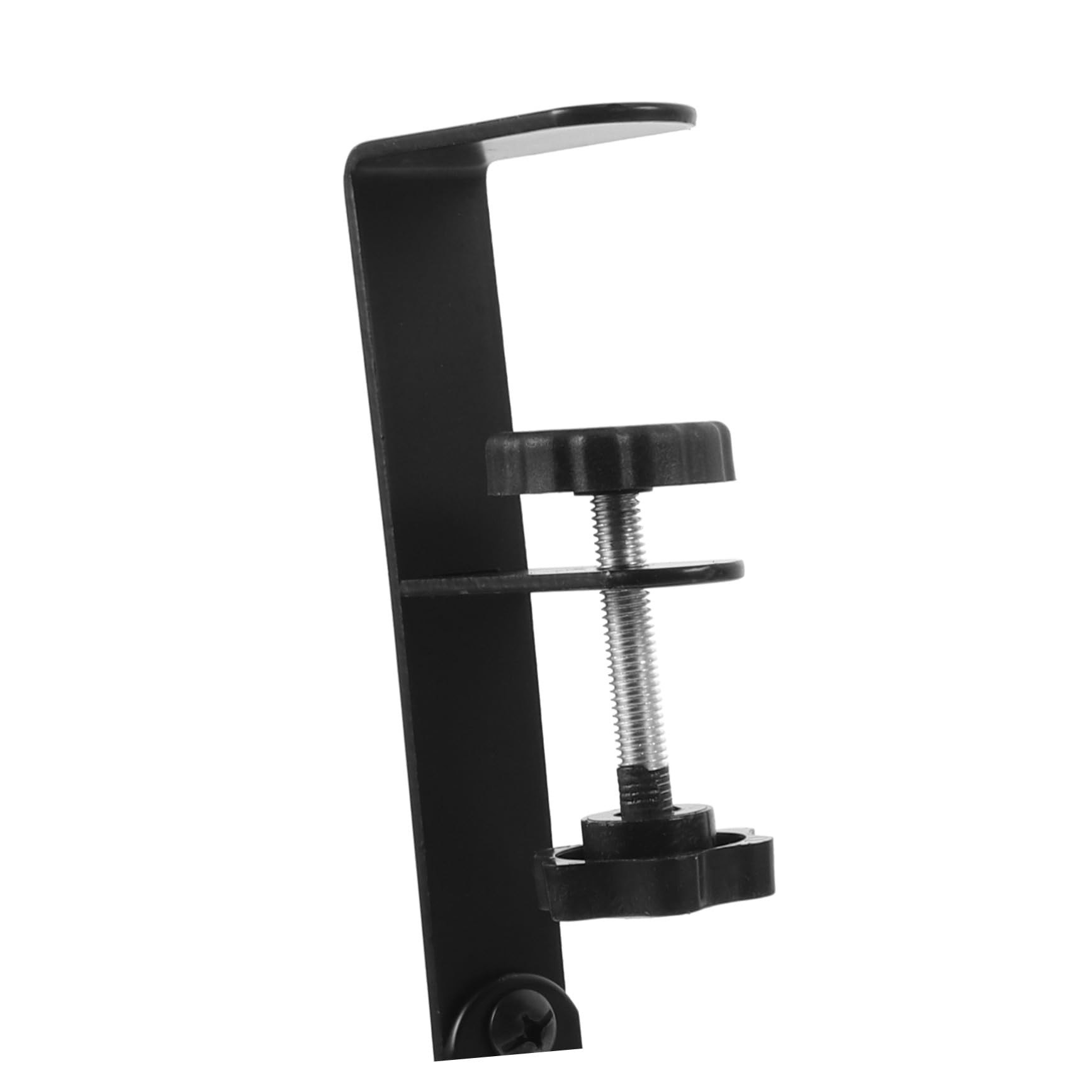 Organizzatore Cavi da Scrivania Sotto Tavolo Nero in Ferro | Installazione senza Foratura, Portatile, Capacità Ampia, Gamma di Fissaggio 1, 8-5, 7cm, per Gaming e Ufficio