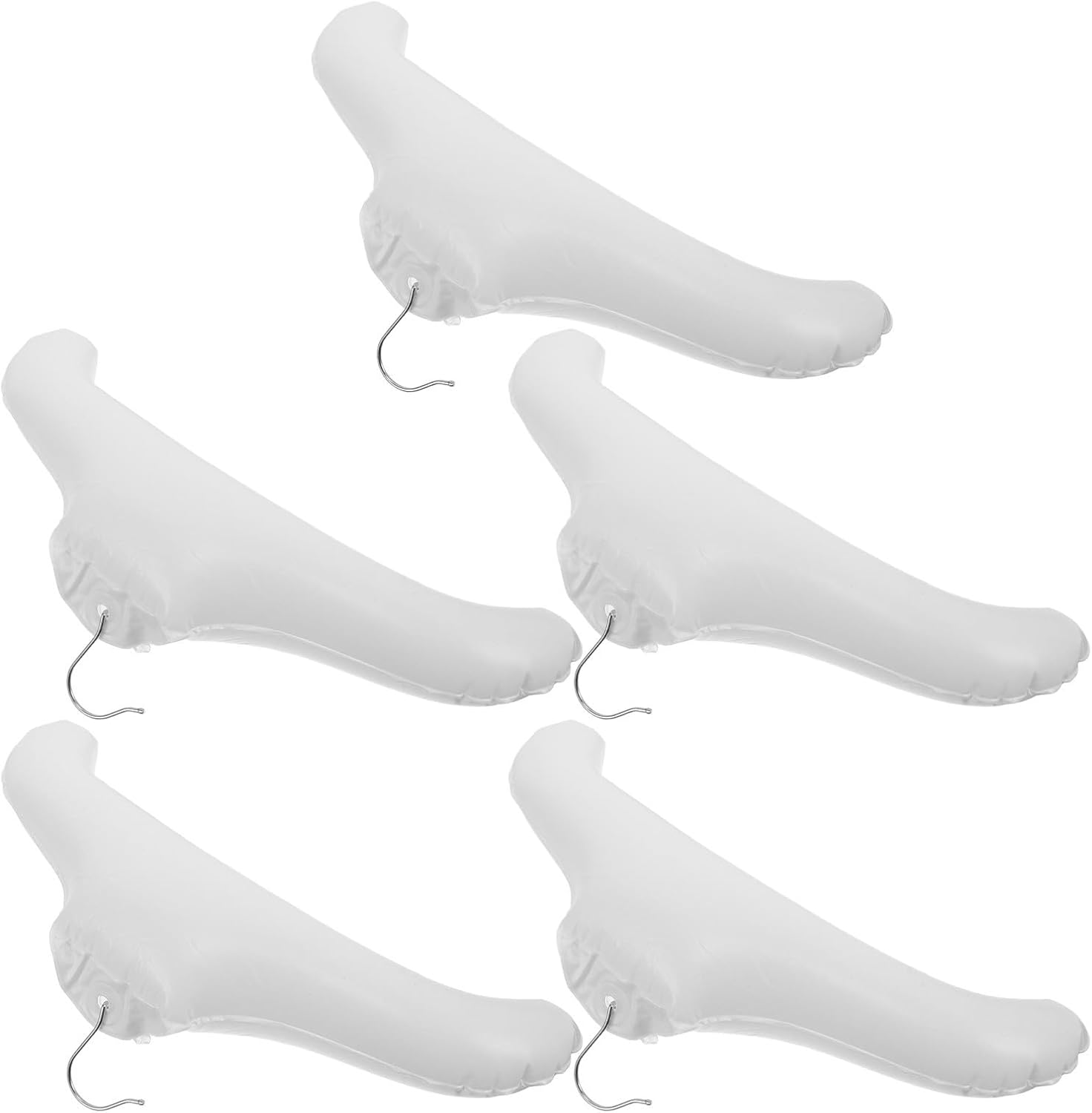 BESTOYARD 5pcs Foldable Travel Clothes Drying Rack with Wide Shoulders