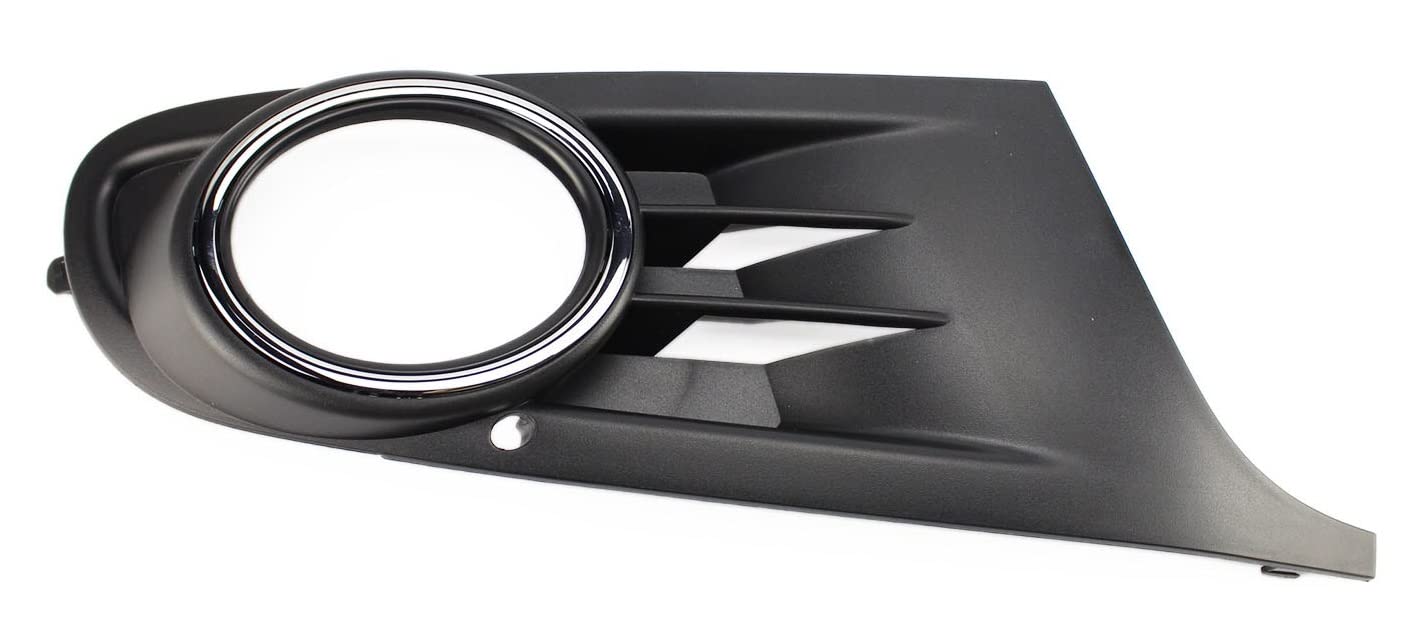 Griglia Paraurti Anteriore Dx Per Golf 6 MK6 VI da 2008 a 2012 Cornice Mostrina Inferiore Copertura Fendinebbia Destro Con Anello Cromato