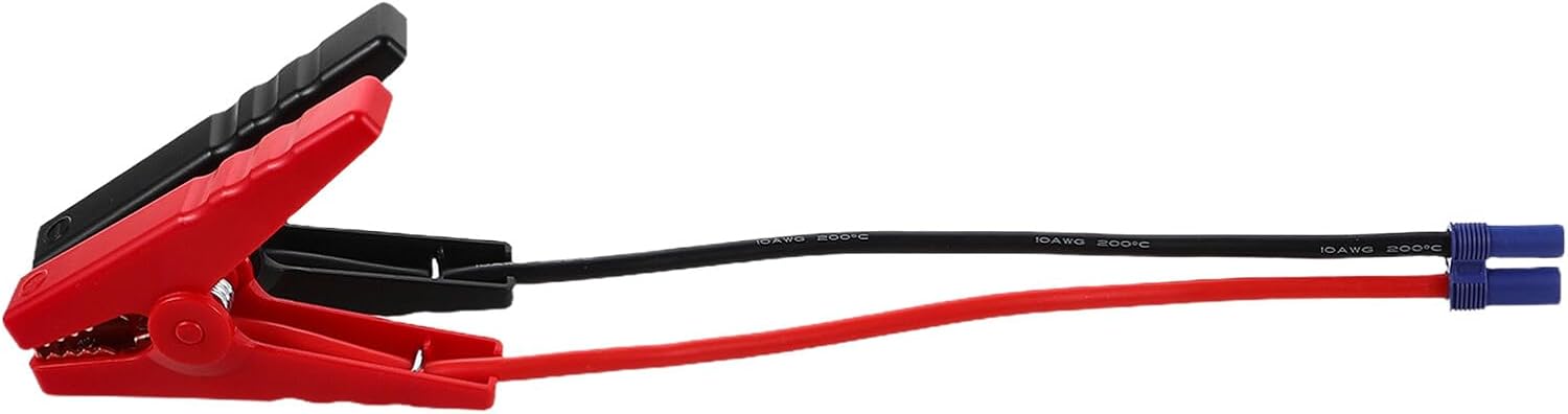 Jump Starter Connector Cable with Alligator Clamps for Emergency Starting
