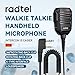 radtel R1S Microphone with 360° Rotating Back Clip K-Type Interface Loudspeaker RT-4D RT-860 RT-900 RT-910 RT-910B RT-470X RT-920