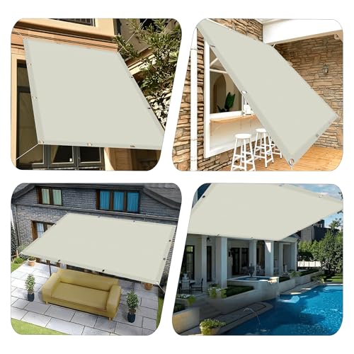 Voiles ombrages rectangulaire pour bloquer la chaleur du soleil - 3