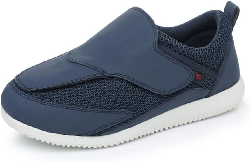 VEACAM Ladies Mesh Diabetic Shoes, Elderly Extra Wide Arthritis Edema Orthopedic Footwear for Swollen Feet Edema