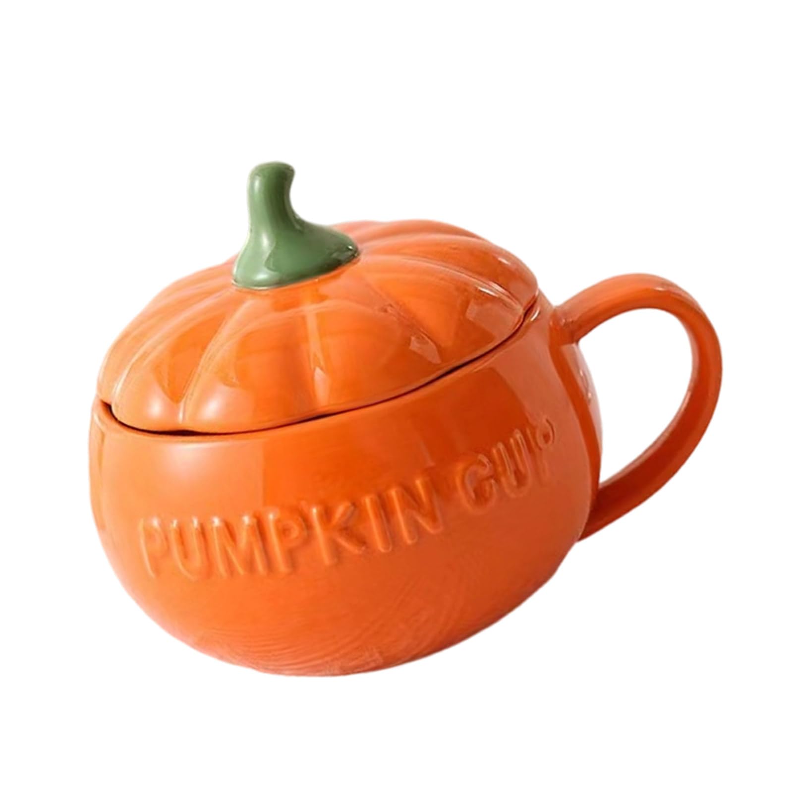 Xinsheinelry Festival Pumpkin Designs Ceramic Cup Oven Safe Mug Halloween Party Supplies Drinkware for Hot Beverages Halloween Party Tableware Pumpkin Shape Coffee Cup