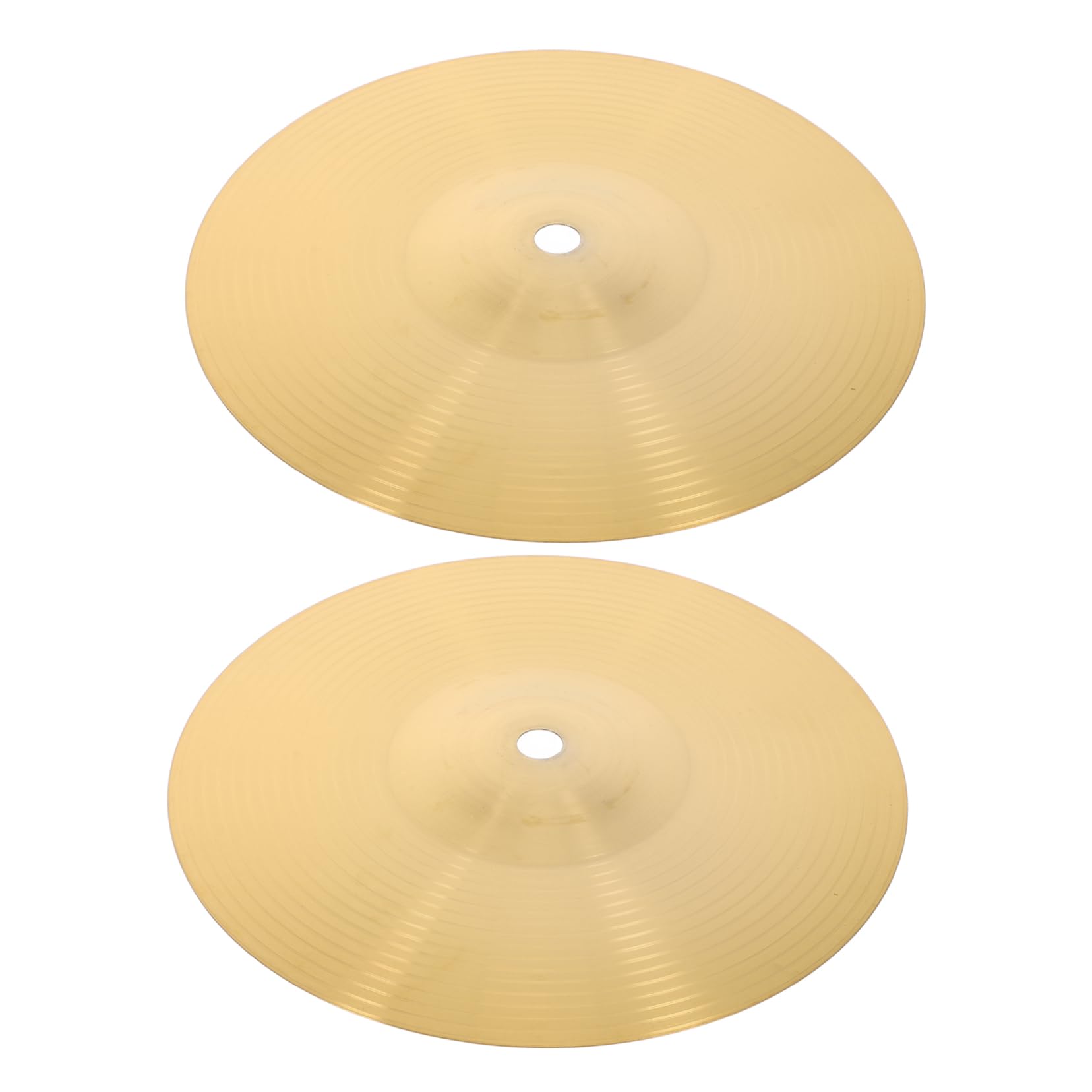 Abaodam Drum Set Cymbals Pack 2 Pcs Jazz Drum Cymbals Brass Crash for Music Instruments