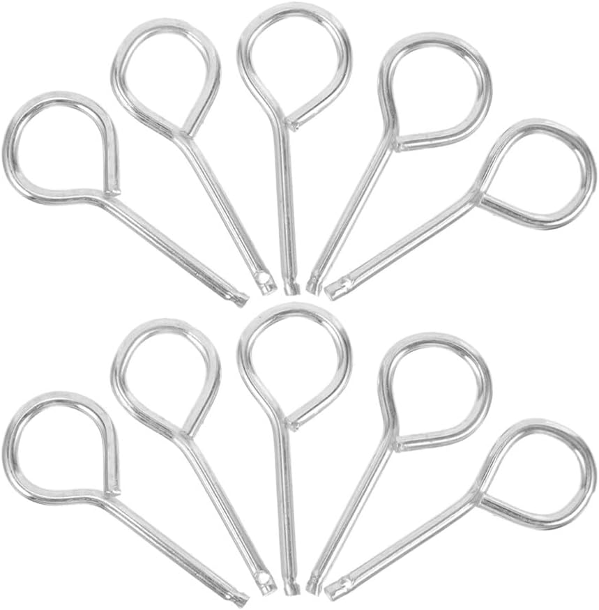 jojofuny Fire Extinguisher Pull Pins Set 20 Replacement Safety Lock Pins Compatible with Various Fire Extinguisher Models Durable and Easy to Use