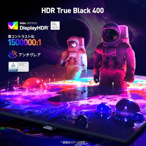 KOORUI QD-有機EL ゲーミングモニター 27インチ OLED WQHD 240Hz 0.03ms 応答速度 AdaptiveSync Compatible 広色域(HDMI/DisplayPort/VESA対応/チルト角調整/縦横回転) S2721XO