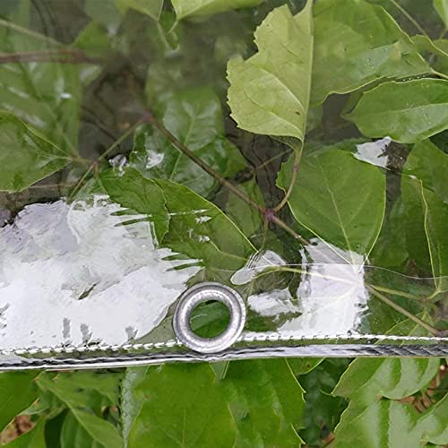 Lona de plástico de PVC con ojales de 0.3 mm para evitar lluvia y frío en marquesinas 6