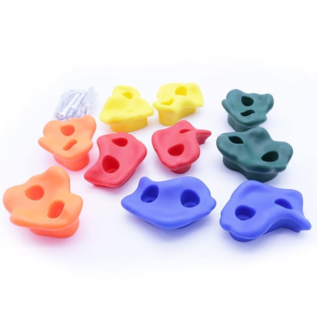 TRIZAND 18533 - Asas para escalada (10 unidades, hasta 150 kg, material de fijación)