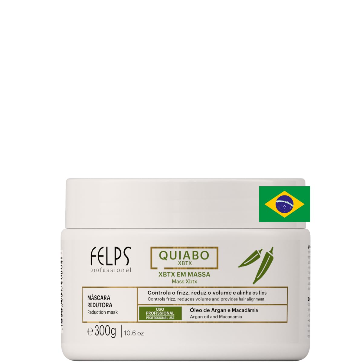 Felps Okra Mass Argan & Macadamia Oil Volume Treatment - 300g/10.6oz