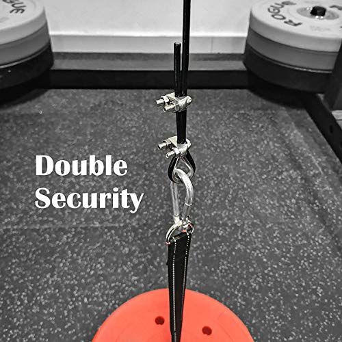 ANMKOT Fitness Pulley System, DIY Pulley Cable Machine Attachment System Hand Strength Training Home Gym Workout Equipment