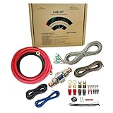 AgClover 8 Gauge Amp Wiring Kit, 100% OFC Oxygen Free Copper Complete Amplifier Wire Installation Kit- Make Connections and Brings Power to Car Home and Marine Audio Systems