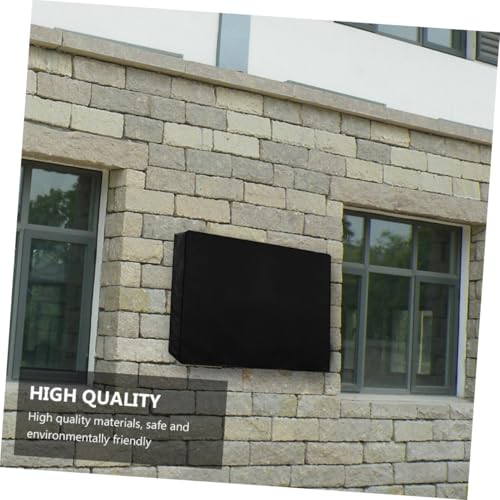 Housse TV extérieure imperméable Kisangel résistante aux intempéries avec base - 3