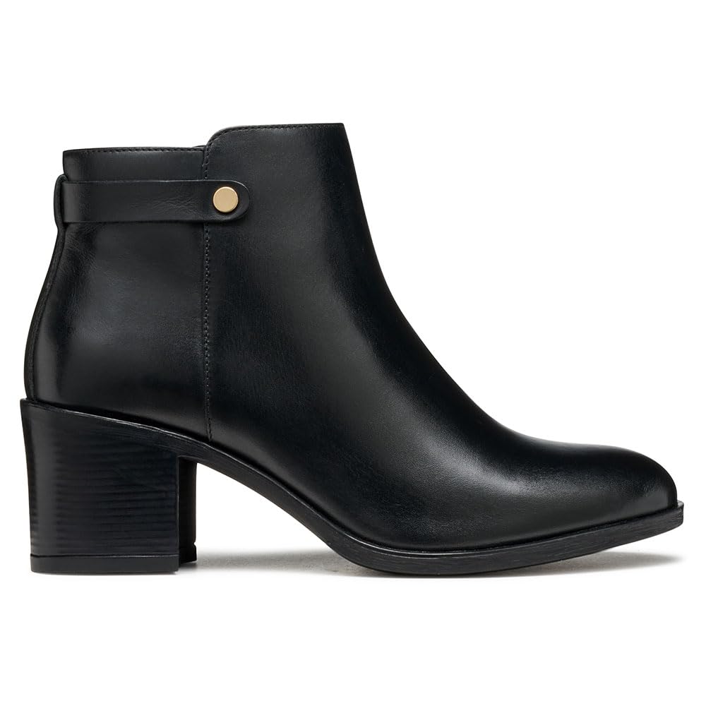Geox Women's D New Asheel Ankle Boots, black, 7 UK