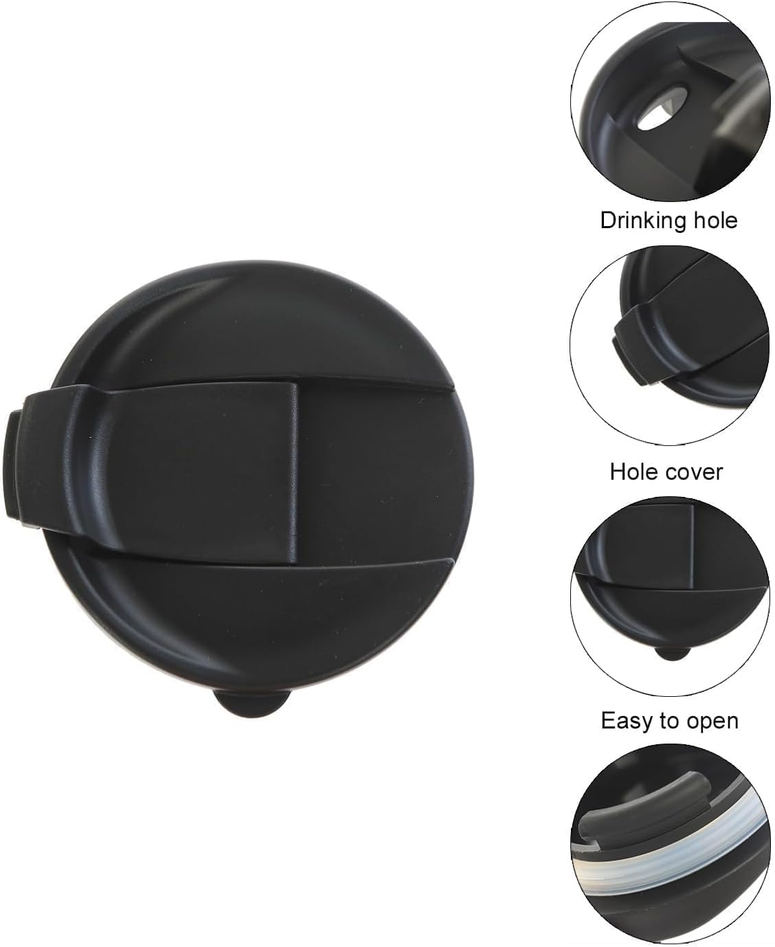 Topadorn Ceramic Travel Mug Coffee Cup with Sealed Lid & Gift Box, 17 OZ Coffee Mug for Latte & Hot Chocolate, Microwave & Dishwasher Safe, Purple Starry Sky - Image 7