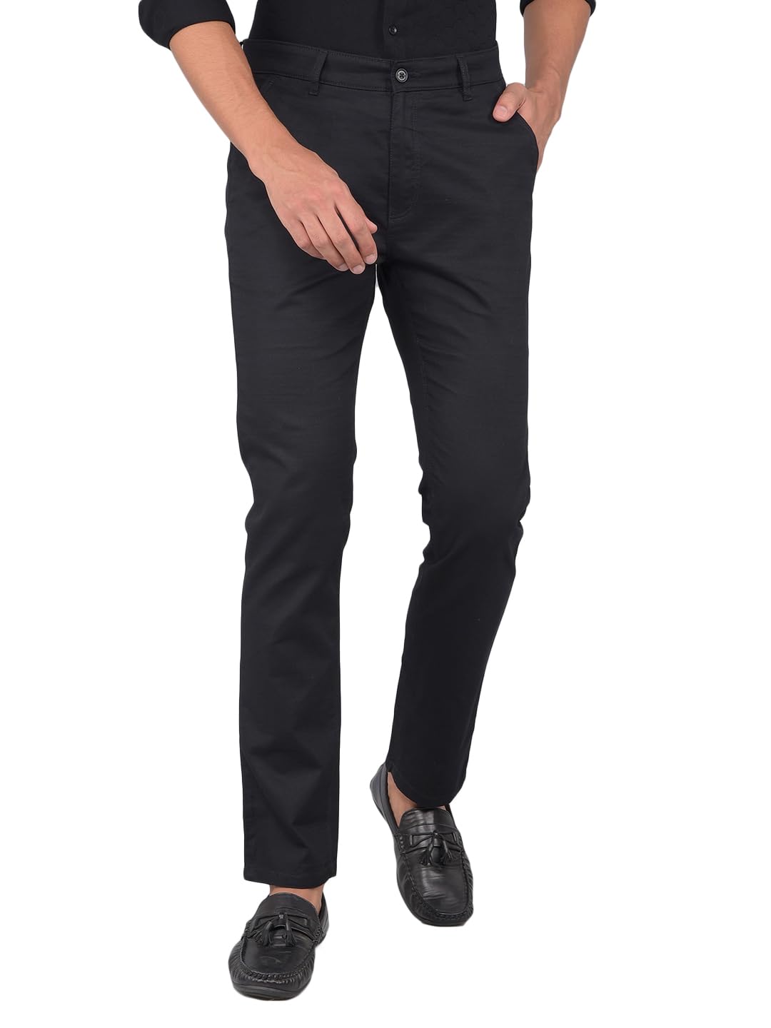 crimsoune club Men's Black 100% Cotton Trousers-picture-17