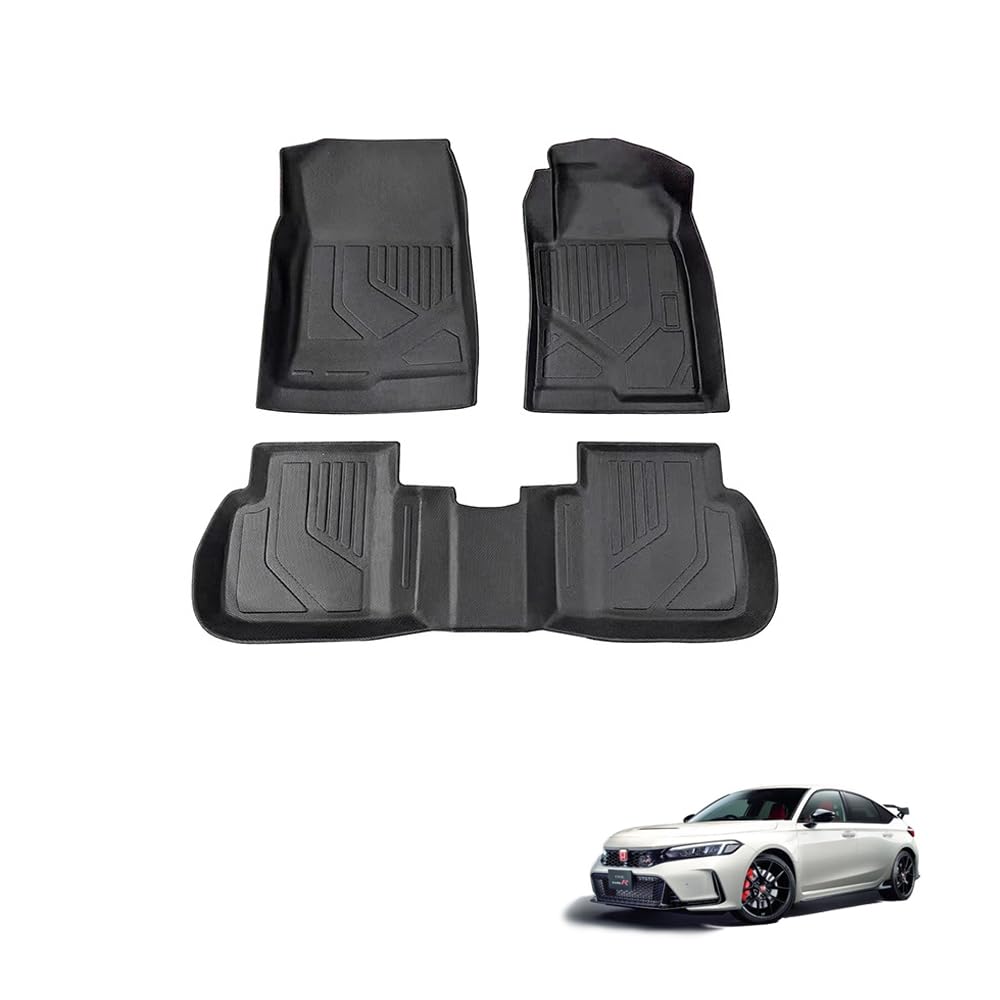 Amazon | 「ティエスオ」 シビック TYPE-R FL5 フロアマット 3D フロア  