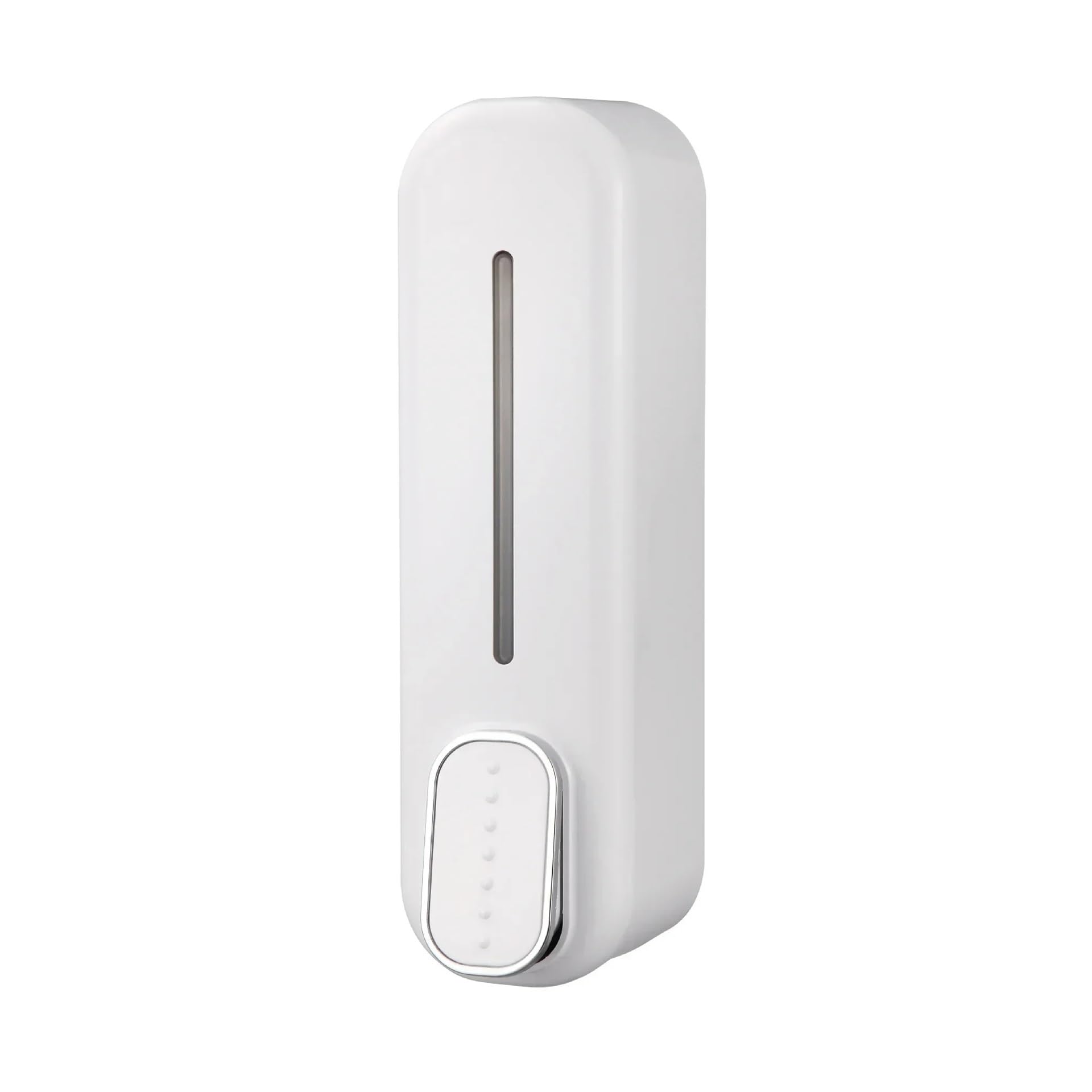 Soap Dispenser, Wall Mounted Manual Soap Dispenser Shampoo Shower Gel Lotion Container Multicolor(White)