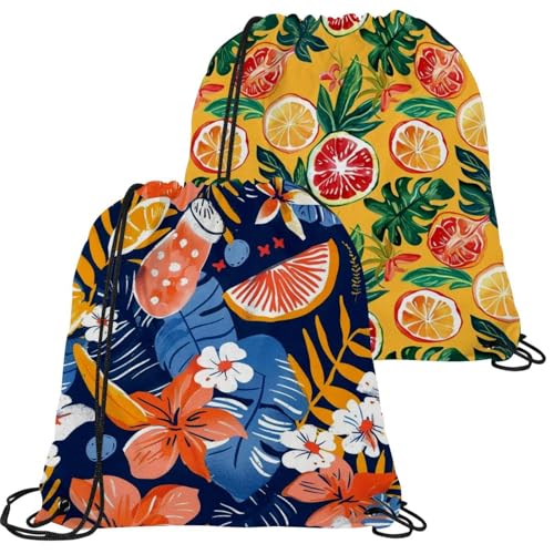 Sac de voyage pliable multicolore imperméable avec cordon de serrage