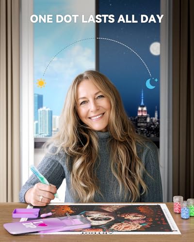 ARTDOT Cera de massa de adsorção forte para kits de arte de diamante para adultos, cola de tamanho g