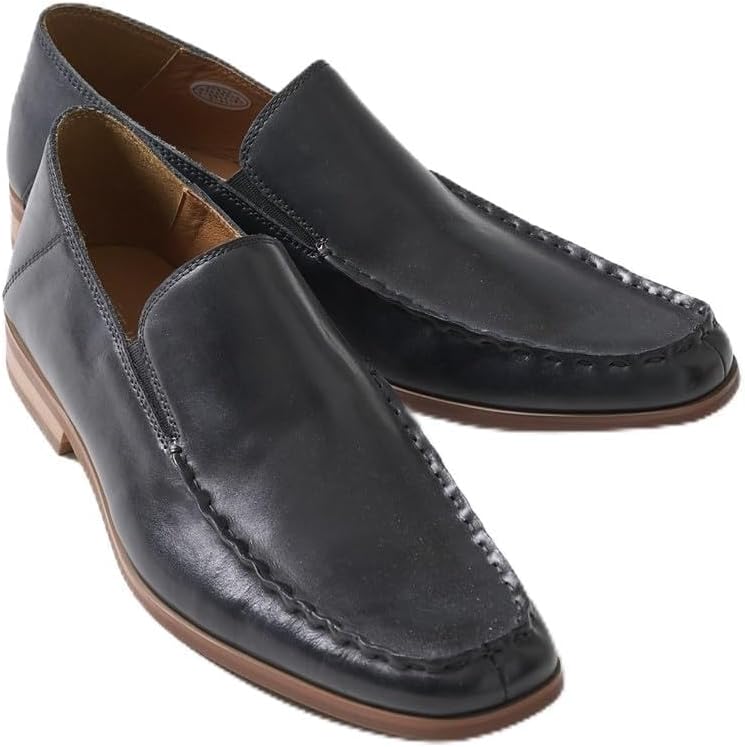 Amazon | [テットオム] レザースリッポン ブラック M | シューズ