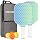 Fiberglass Pickleball Paddles Set of 2, Pickle Ball Racket Lightweight Honeycomb Core Control Paddle, with 4 Indoor Outdoor Balls and Bag for Men Women