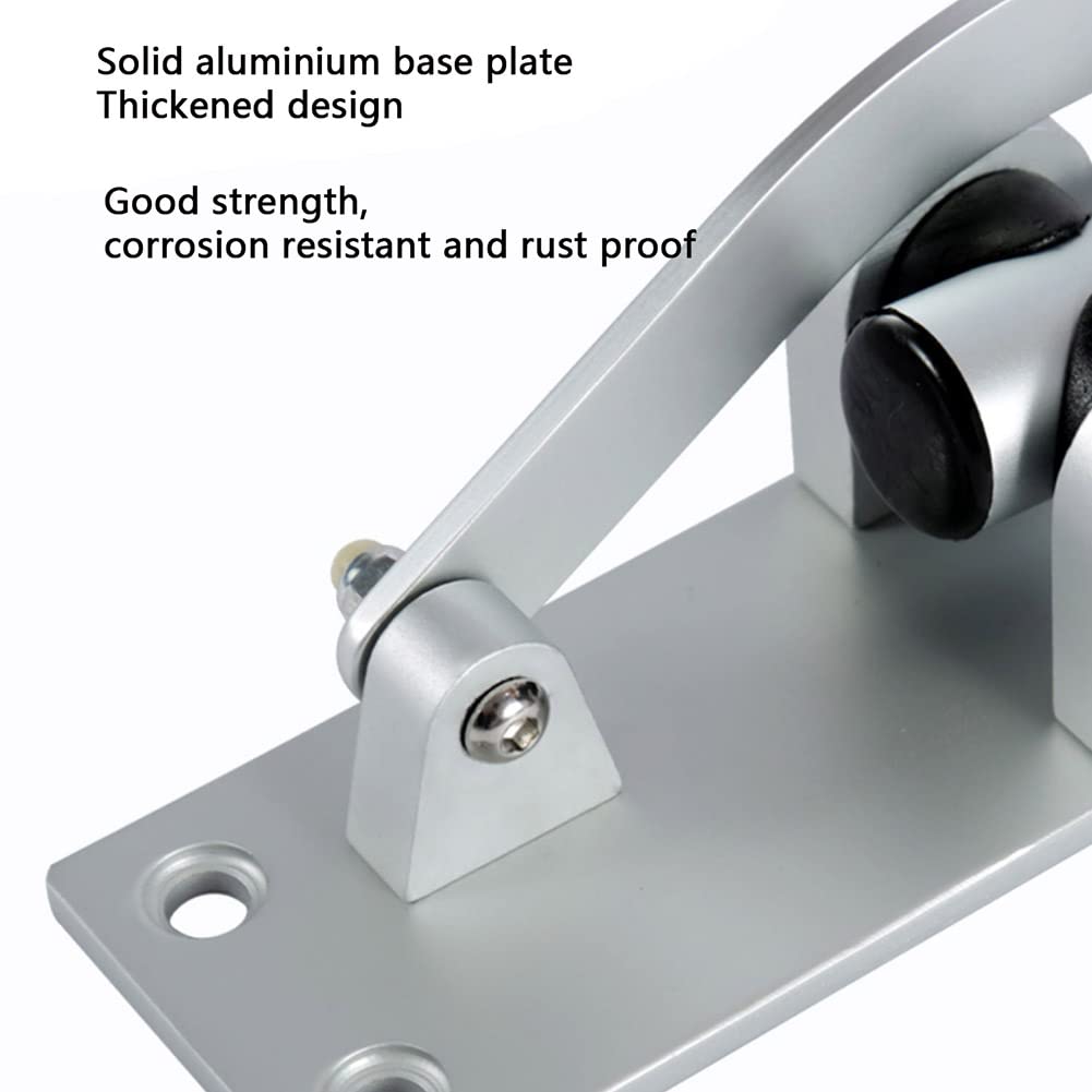 Barra De Agarre Plegable Barra De Apoyo para WC 60cm Reposabrazos con Barra De Apoyo Altura Ajustable Pasamanos De Aluminio Montado En La Pared para Ancianos Discapacitados Embarazadas