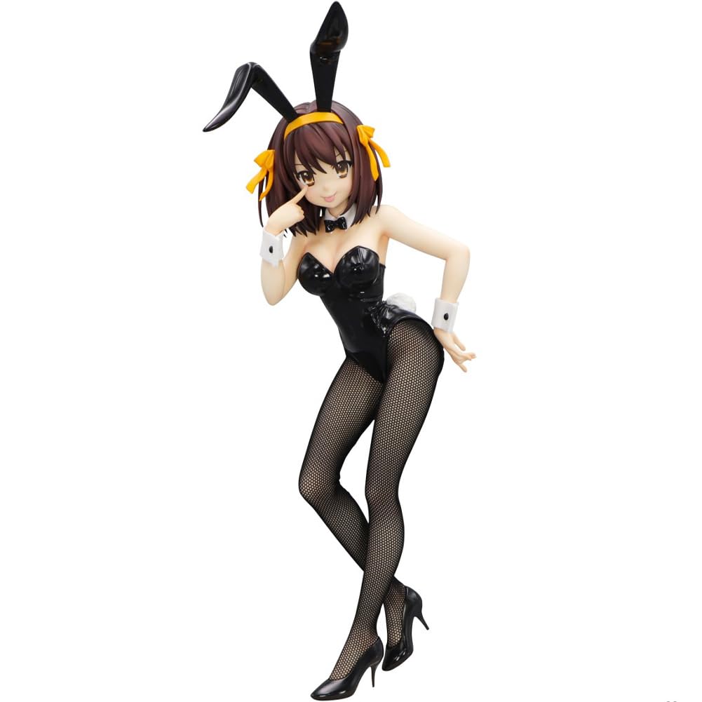 Tongyundacheng Bunny Girl Figure Anime Suzumiya Haruhi Standing Action Figure Anime Illustration Statue Desktop Handmade Decoration, 26cm ā image 1