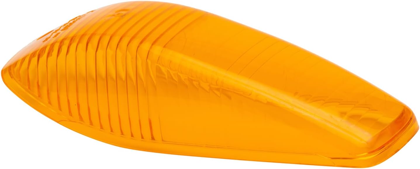 Grote 92193 Clearance Marker Replacement Lenses, Large Aerodynamic Cab Lens, Amber