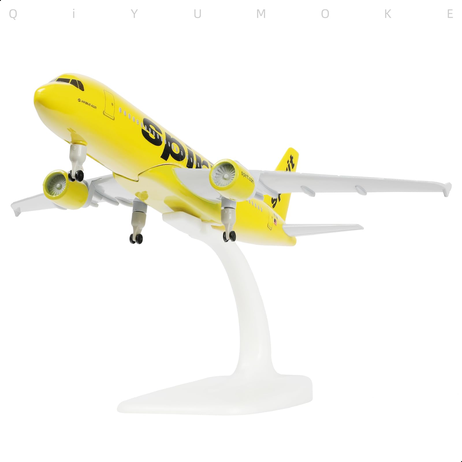 Amazon.com: QIYUMOKE 1/300 A320 Spirit Diecast Metal Airplane