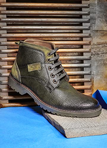 Image of Buckaroo Jaripeo VALDEMAR Premium Vegan Synthetic Brown Casual Boots For Mens