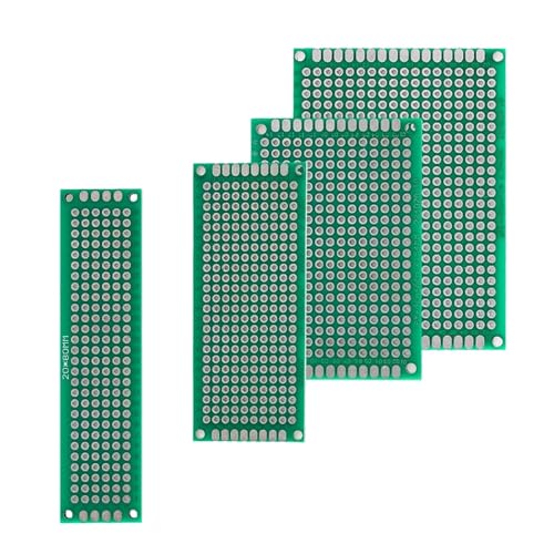 Circuit imprimé double face vert en kit de 4 plaques PCB pour projets électroniques DIY - 7