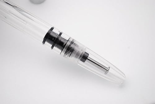 Miniatura 5 de czxwyst Pluma estilográfica Vacumatic con tapa de acero 601 (transparente-2)