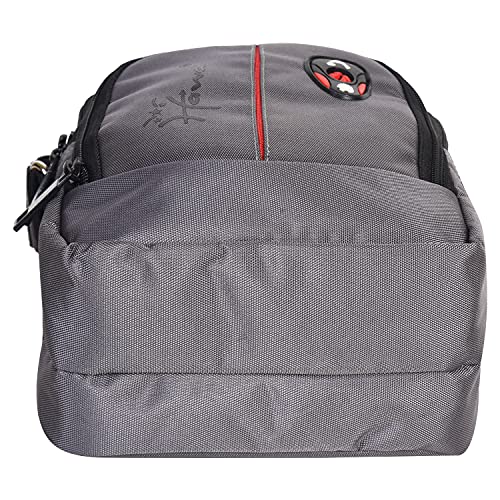 Image of Hawai PVC Coated Water Resistant Polyester Nylon Casual Sling Messenger Side Bag for Office College Outdoor Travel Daytrip-PUBWC1 for Men Women