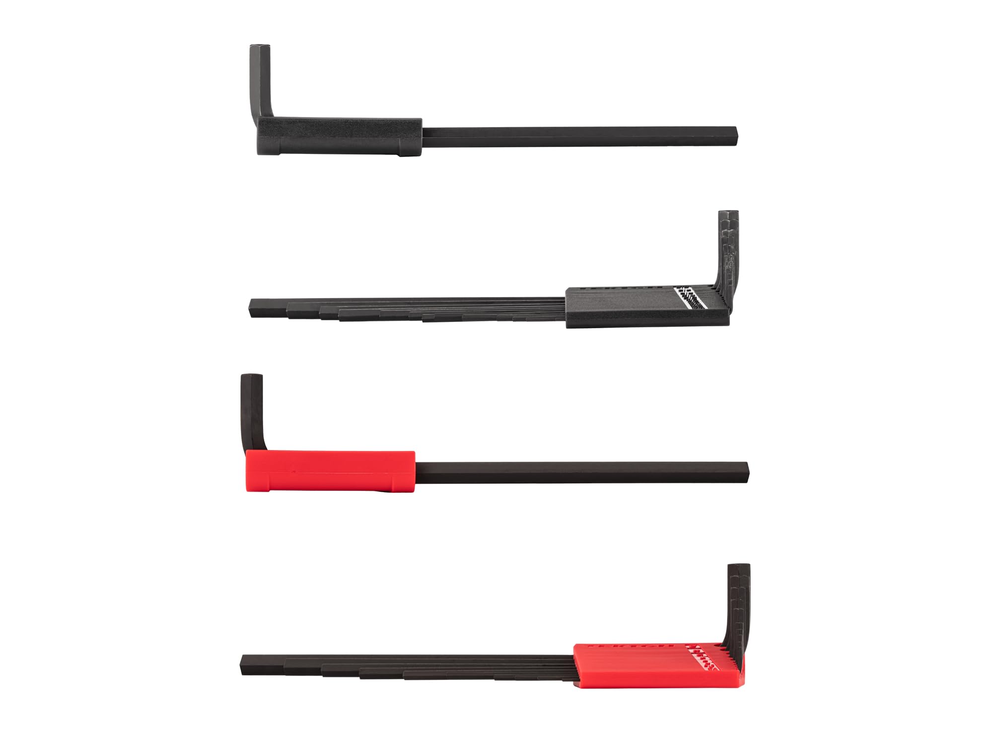 TEKTON Jeu de clés en L hexagonales plates avec support, 23 pièces (0,050-3/8", 1,3-10 mm) | KLX91305