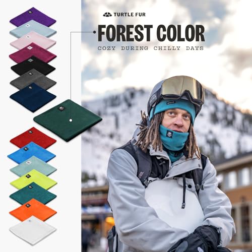 Image of Turtle Fur Double-Layer Neck Warmer - Ultra-Soft, Stretchy Chelonia 150 Fleece Neck Gaiter Made with 100% Recycled Polyester