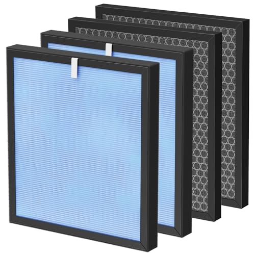 Image of HSP001 Filter Replacement Compatible with HATHASPACE Air Purifier HSP001 | 4-in-2 Filtration with H13 True Hepa and Activated Carbon, 2 Pack