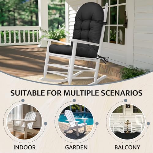 Image of mudilun Adirondack Chair Cushion Waterproof 44x19x4in Rocking Chair Pads