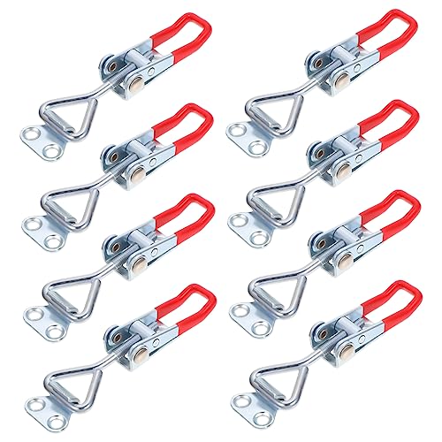 NULYLU Latch Clamp for Door and Box 8 Pcs Heavy Duty Draw Latch Quick Release