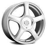 Ultra Wheel 402S Alpine Silver Wheel with Painted (18 x 8. inches /5 x 130 mm, 50 mm Offset)