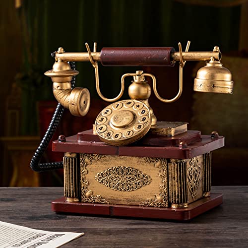 Téléphones fixes fer statue ornement pour décoration - 3
