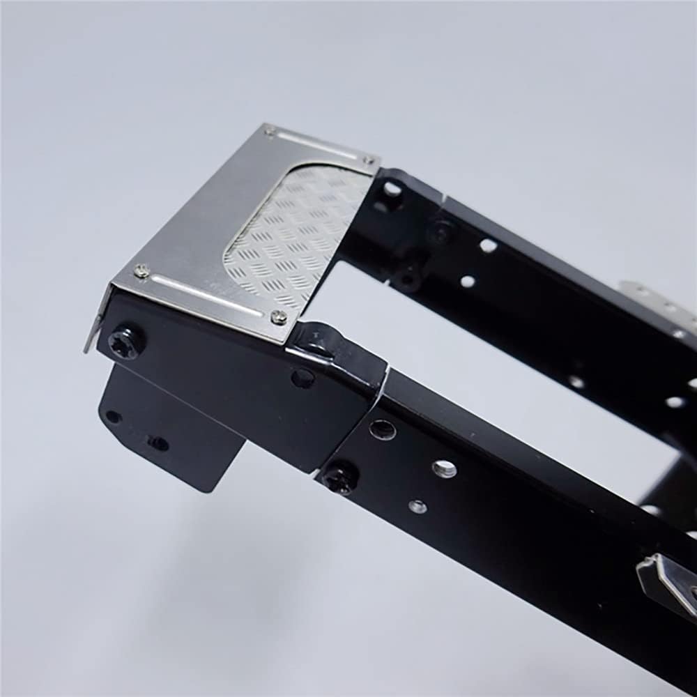 for 1/14 Model Car Tractor Towing Head mud Head and Tail Beam Protection Stainless Steel Guard Truck Accessories