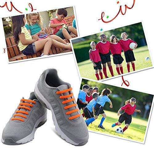 Homar No Tie Shoelaces For Kids And Adults Stretch Silicone Elastic No Tie Shoe Laces #TOP6