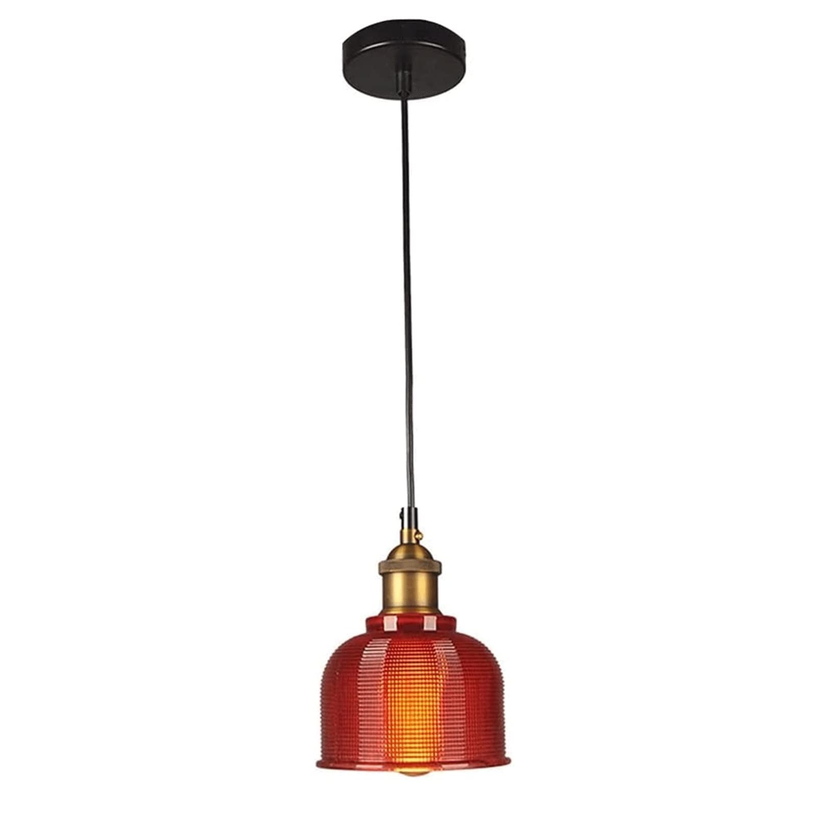 Plafonnier réglable en verre industriel pour illuminer votre salle à manger