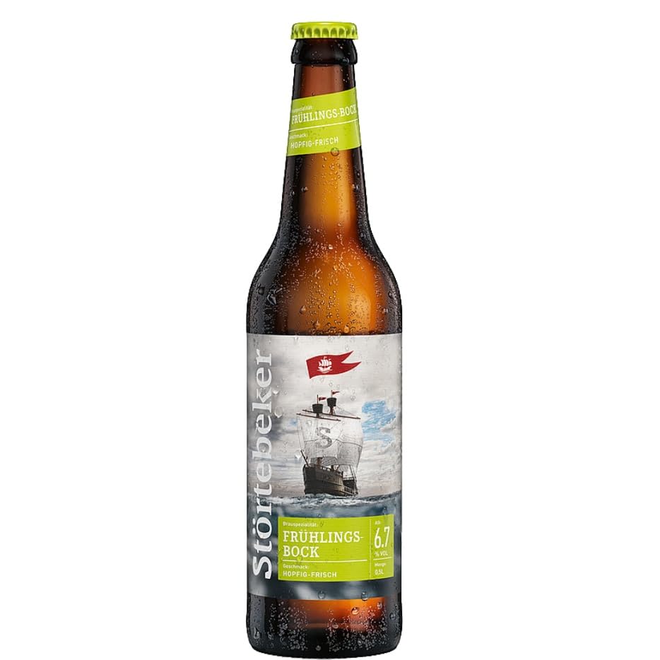Bierpaket Maibock 4 Verschiedene Sorten und 2 Frühlingsbock aus Deutschen Brauereien 0,5 Liter Alk. 7,2% - 5,9% Vol.