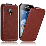 Funda rígida con tapa para Samsung Galaxy Trend que garantiza una cobertura contra arañazos y golpes.